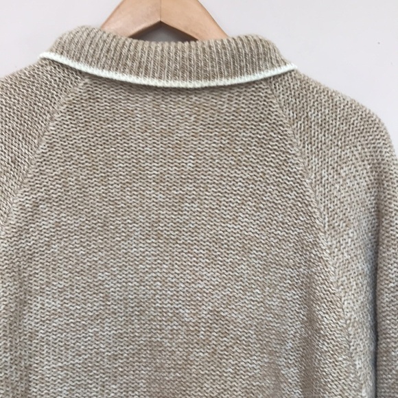 𝅺VINTAGE Ricki chunky knit collar sweater size medium - Picture 5 of 9